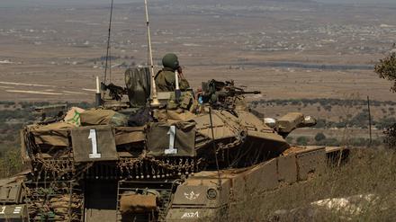 Israelische Soldaten auf den Golanhöhen