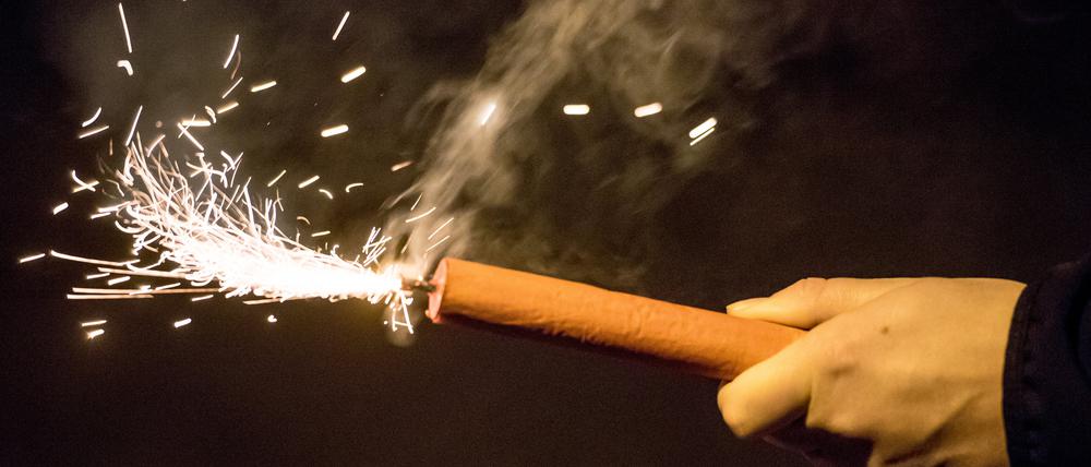 Ein Feuerwerkskörper.