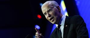 US-Präsident Joe Biden bei einer Rede in Washington.