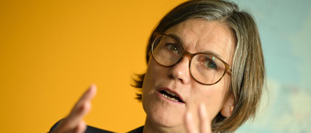 10.10.2023, Hessen, Frankfurt/Main:  Die designierte IG-Metall-Chefin Christiane Benner will sich auf ihrem neuen Posten für eine stärkere Rolle von Betriebsräten in Unternehmen einsetzen. 