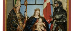 Glanzstück der Frankfurter Ausstellung: Hans Holbein d. J., „Solothurner Madonna“, 1522, Kunstmuseum Solothurn, übernommen vom Kunstverein, 1879