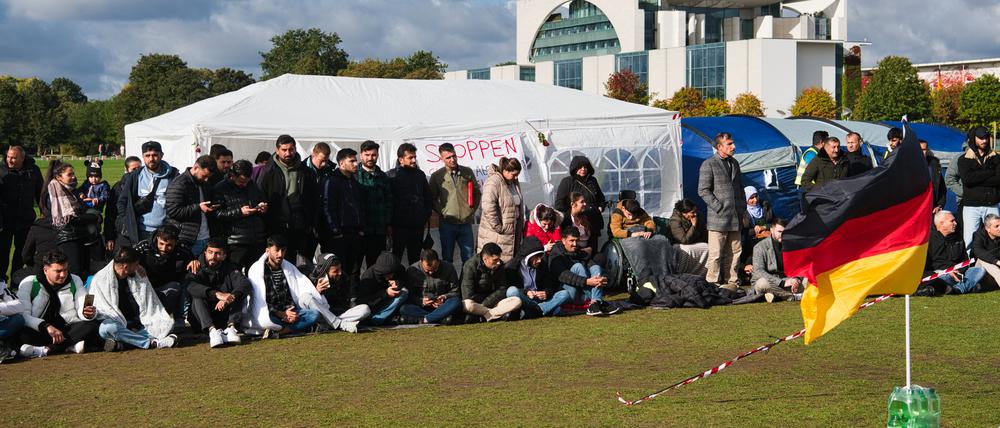 Mit dem Hungerstreik werde gegen die Abschiebung von Jesiden in den Irak protestiert.