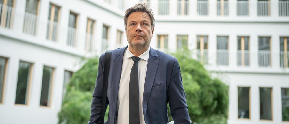 Bundeswirtschaftsminister Habeck am 11. Oktober in Berlin.