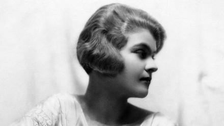 Anna Mahler auf einer Fotografie von 1926.