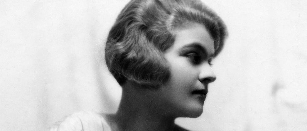 Anna Mahler auf einer Fotografie von 1926.