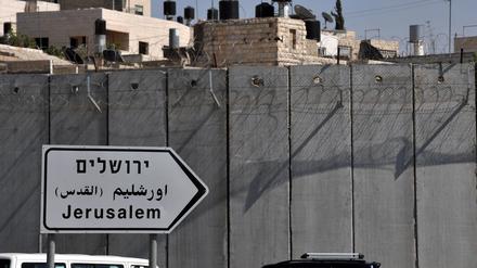 Mauer außerhalb der Westbank-Stadt Ramallah. (Symbolbild)