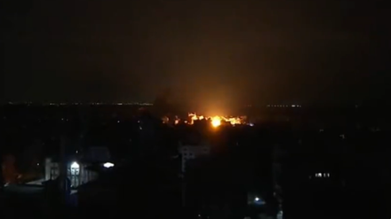Raketeneinschlag im Al-Ahli-Krankenhaus in Gaza