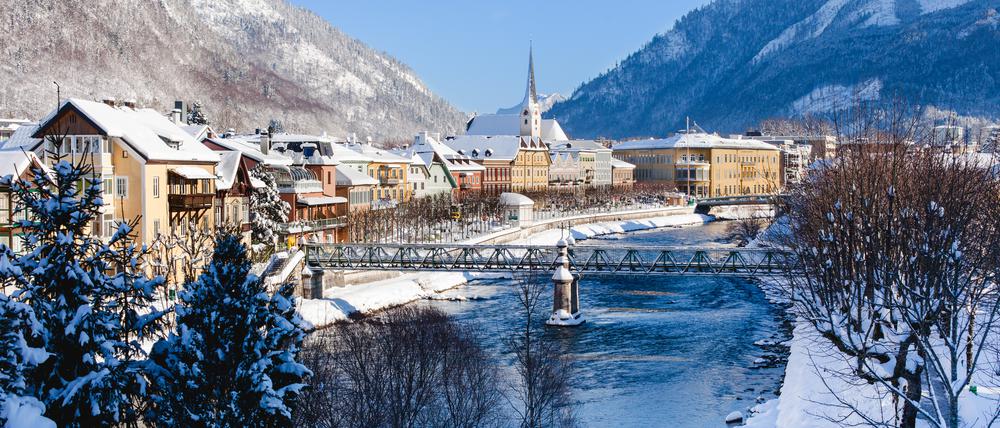 Blick auf die Esplanade in Bad Ischl