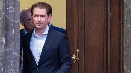 Kurz muss sich wegen des Verdachts der Falschaussage in der sogenannten Ibiza-Affäre verantworten.
