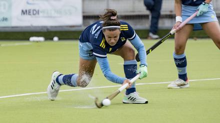 Zum allerersten Mal spielte die deutsche Nationalspielerin, Charlotte Stapenhorst, bei den Zehlendorfer Wespen Hockey. 