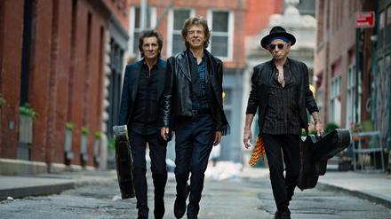 Die Diamanten schleifen: Ron Wood, Mick Jagger und Keith Richards
