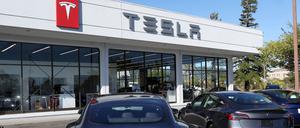 Tesla-Filiale im kalifornischen Corte Madera.
