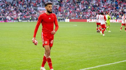 Noussair Mazraoui trainierte am Donnerstag individuell.