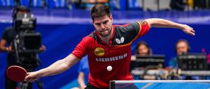 Dimitrij Ovtcharov ist der beste deutsche Tischtennisspieler. 