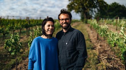 Blaufränkisch-Experten: Petra und Franz Weninger aus dem Burgenland mit.