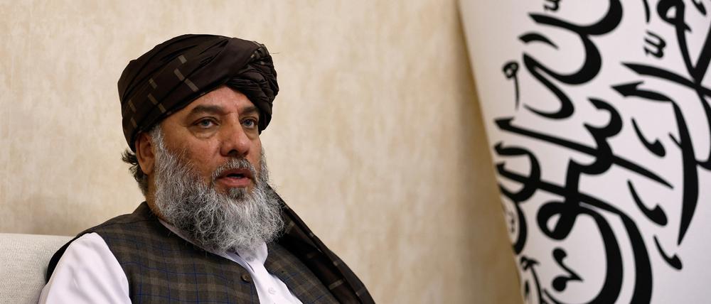 Der amtierende Handelsminister der Taliban, Haji Nooruddin Azizi.