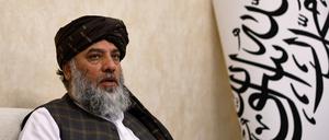 Der amtierende Handelsminister der Taliban, Haji Nooruddin Azizi. 