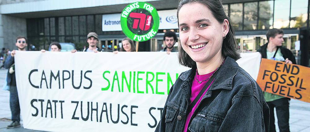 TU Berlin: Jette engagiert sich in der „Friday for Future“-Gruppe der TU Berlin                                                                  