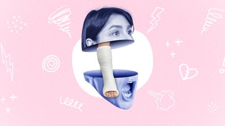 Zwei blutende Wunden und ein Bruch: Die Tochter unserer Autorin verunglückte innerhalb weniger Wochen gleich drei Mal.