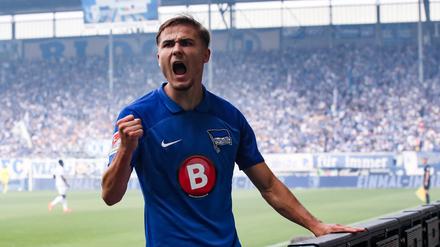 Marten Winkler konnte mit Hertha BSC schon öfter jubeln, als viele ihm das zugetraut haben.
