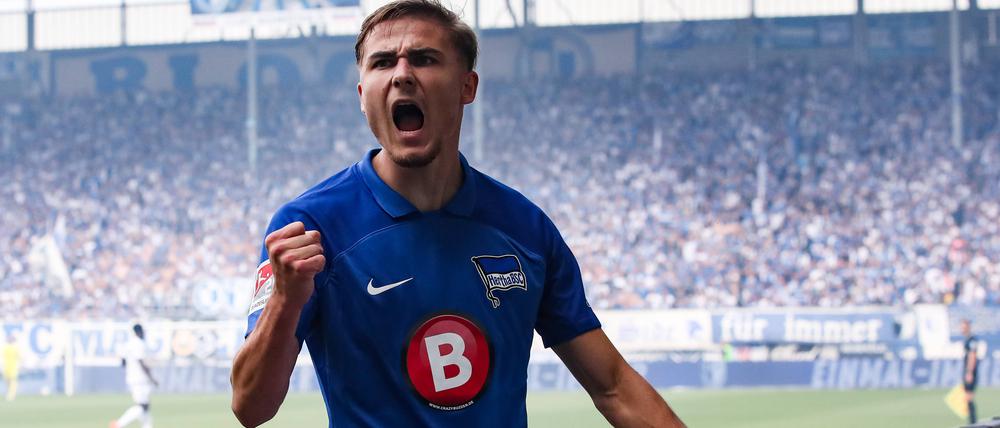 Marten Winkler konnte mit Hertha BSC schon öfter jubeln, als viele ihm das zugetraut haben.