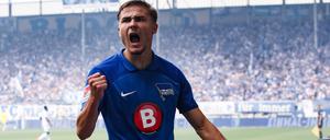 Marten Winkler konnte mit Hertha BSC schon öfter jubeln, als viele ihm das zugetraut haben.