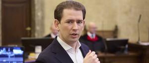 Österreichs Ex-Bundeskanzler Sebastian Kurz vor Gericht. 