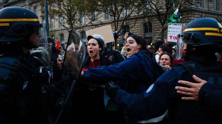 Pro-palästinensische Demo in Frankreich