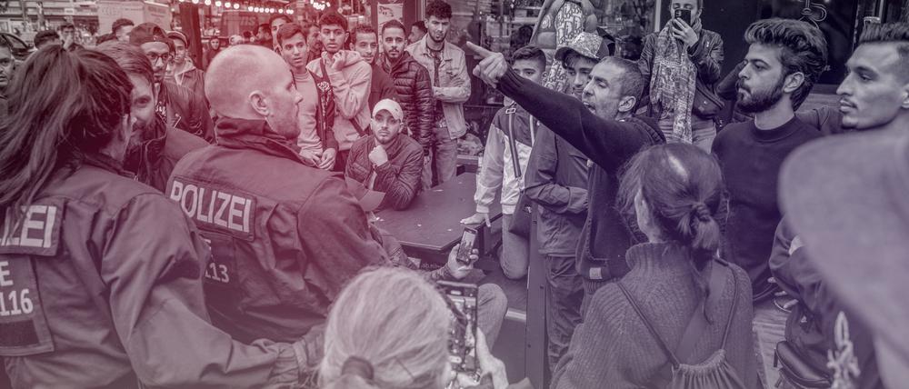 Pro-palästinensische Demonstrationen sind zurzeit in Berlin verboten.
