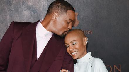 US-Schauspieler Will Smith und seine Frau Jada Pinkett Smith bei der Premiere von Apple Original Films „Emancipation“.