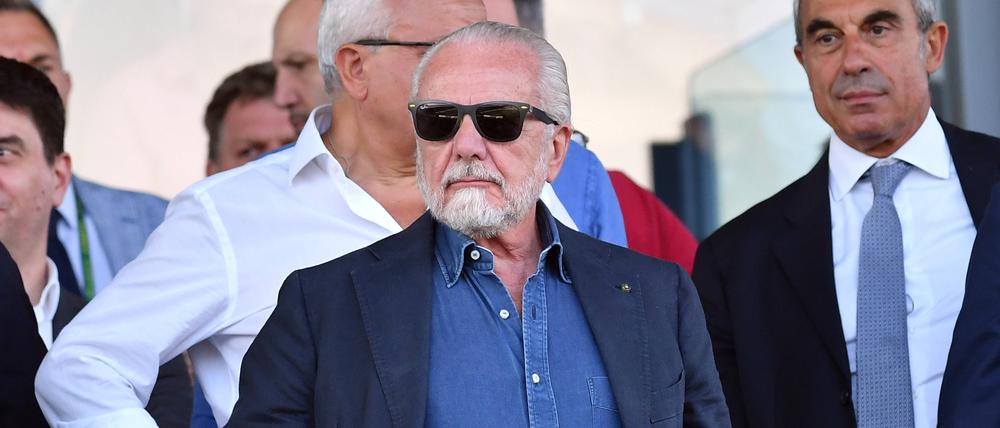 Aurelio De Laurentiis steht seit 19 Jahren an der Spitze des SSC Neapel.
