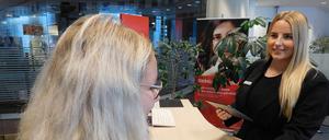 Marie K. lernt Bankkauffrau bei der Sparkasse.