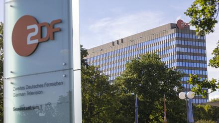 Das Gebäude des Zweiten Deutschen Fernsehens (ZDF) auf dem Lerchenberg in Mainz.
