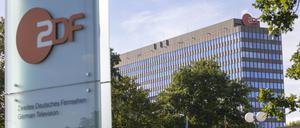 Das Gebäude des Zweiten Deutschen Fernsehens (ZDF) auf dem Lerchenberg in Mainz.
