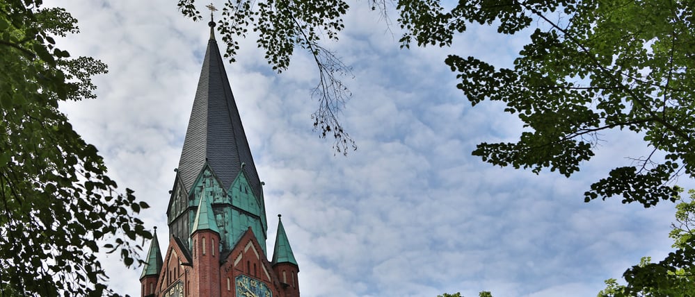 Kirche und Gymnasium Herrmannswerder (klaer)