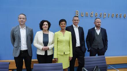 Gründung des Vereins Bündnis Sahra Wagenknecht - Für Vernunft und Gerechtigkeit zur Vorbereitung einer neuen Partei 