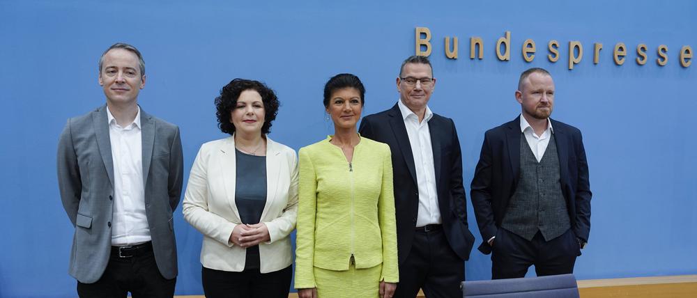 Gründung des Vereins Bündnis Sahra Wagenknecht - Für Vernunft und Gerechtigkeit zur Vorbereitung einer neuen Partei