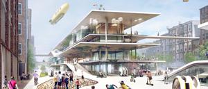 Der Berliner Architekt Max Schwitalla wntwirft Wohnviertel ganz ohne Autos.