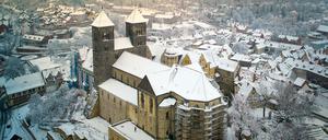 Zu jeder Jahreszeit einen Besuch wert: Quedlinburg mit dem über der Stadt thronenden Dom.