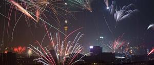 Feuerwerkskörper über Berlin (Archivbild). 