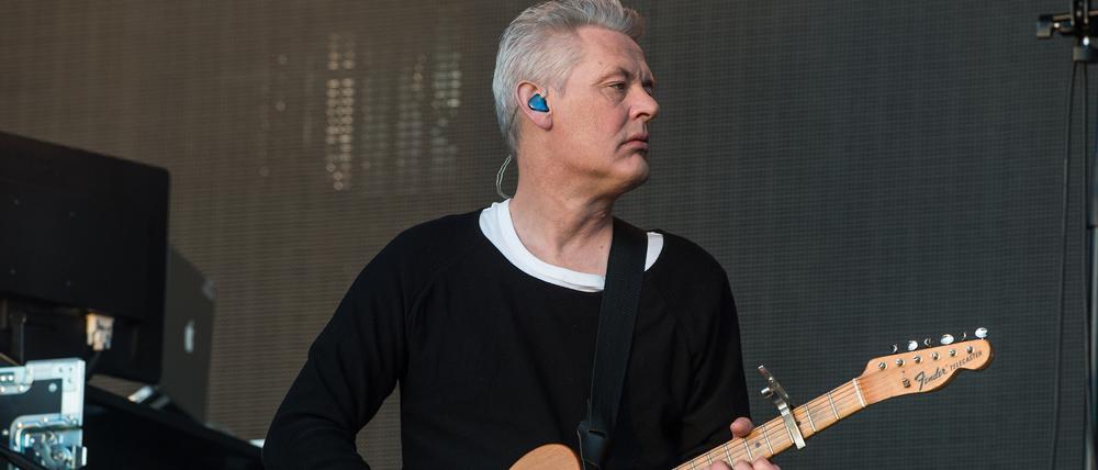 Angelo Bruschini bei einem Auftritt mit Massive Attack im Sommer 2016 im Londoner Hyde Park. 