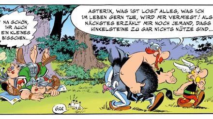 Asterix-Album "Die weiße Iris", das am 26.10. erscheint