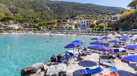 Der Strand von Sant’Andrea auf Elba.