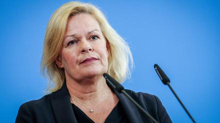 Nancy Faeser (SPD), Bundesministerin für Inneres und Heimat.