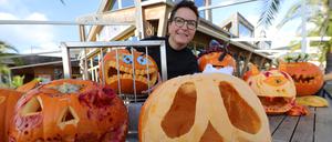 Kürbis, Halloween. Heike Schubert, Weiße Flotte Potsdam.