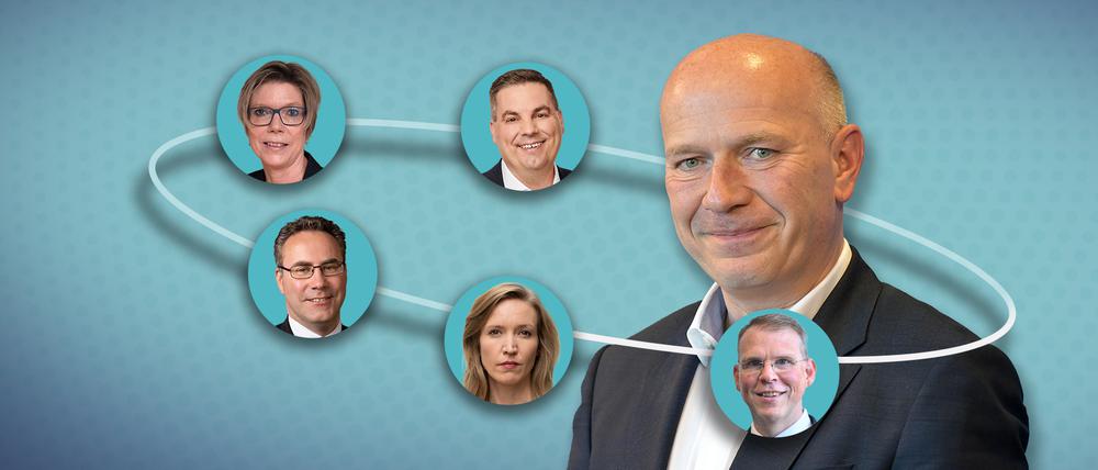 Berlins Regierender Bürgermeister Kai Wegner hat eine erfahrene Truppe um sich geschart. Wer den CDU-Politiker im Rathaus berät und was seinen Inner Circle auszeichnet.