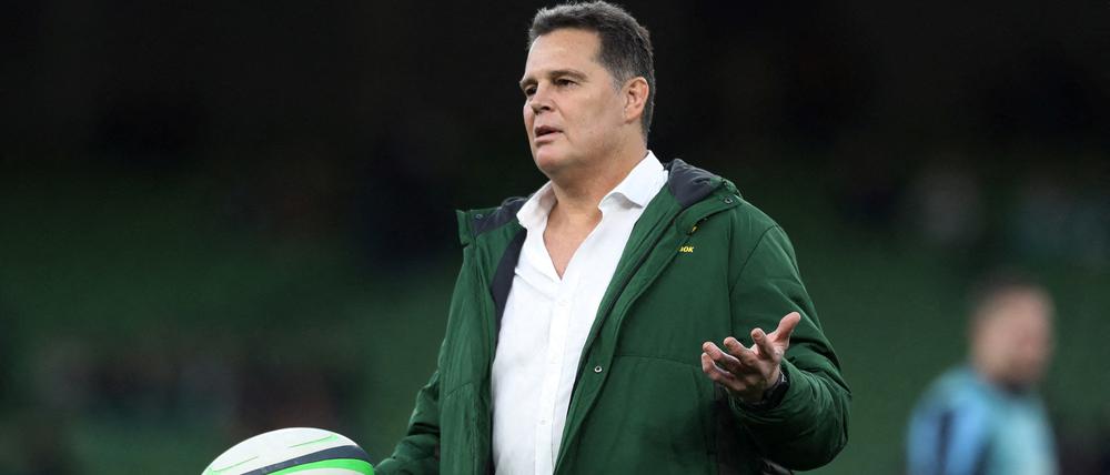 Rassie Erasmus nahm als Spieler 1999 an der WM teil, 2019 führte er die Springboks als Cheftrainer zum Titel.