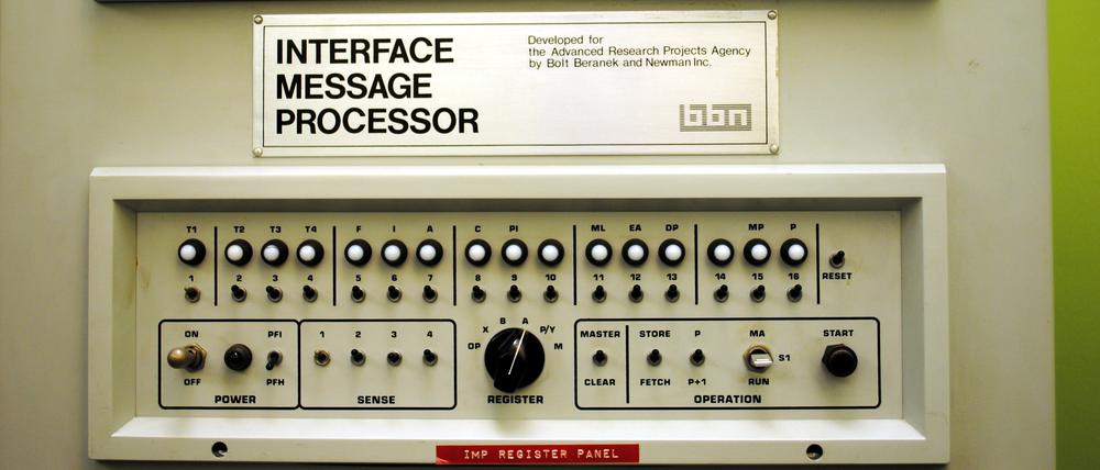 Einer von vielen „Arpanet“-Zwischenstationen in den USA.