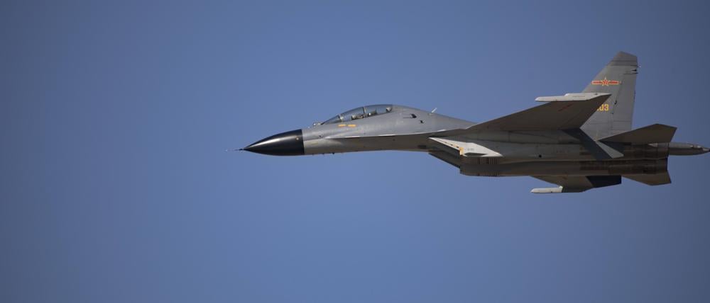 Ein J-11-Jet der chinesischen Luftwaffe.