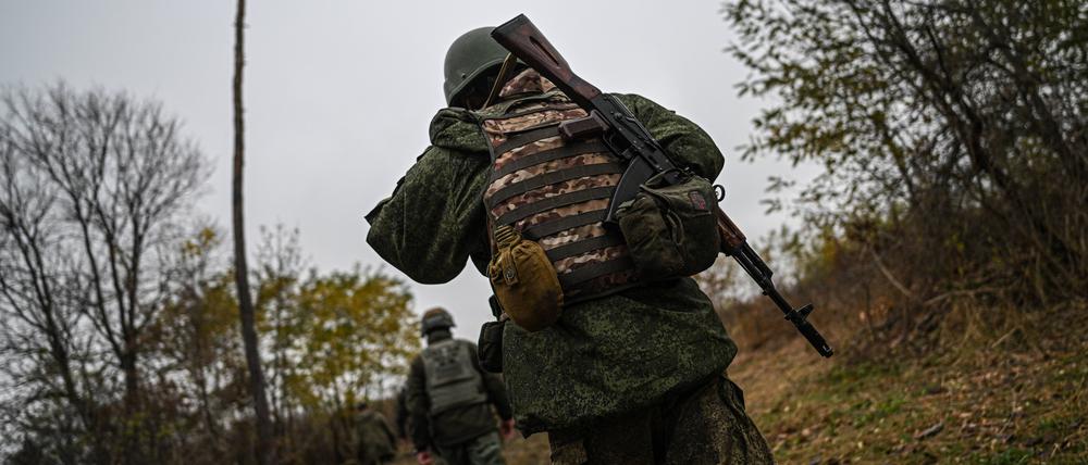 Russische Soldaten in der Ukraine (Archivbild).